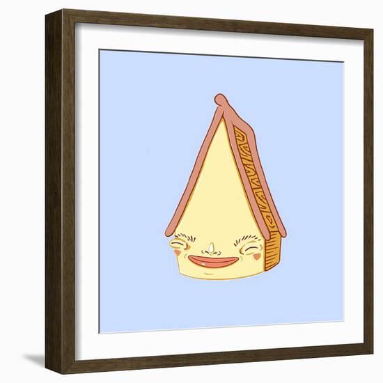 The Yellow Cream House-Danielle O'Malley-Framed Art Print