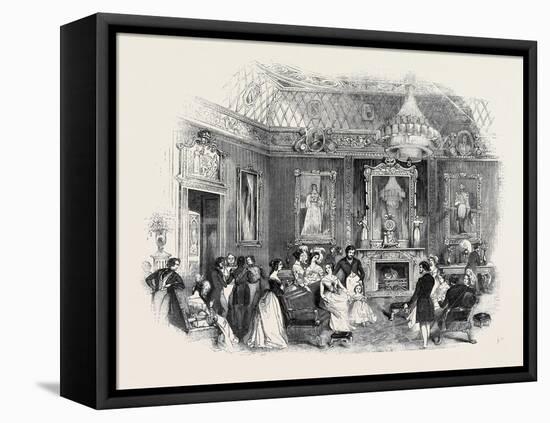 The Yellow Drawing Room, Buckingham Palace-null-Framed Stretched Canvas