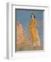 The Yellow Dress, C.1912-Augustus Edwin John-Framed Giclee Print