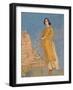 The Yellow Dress, C.1912-Augustus Edwin John-Framed Giclee Print