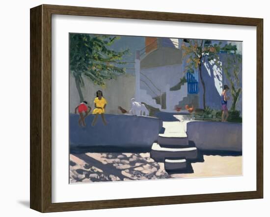 The Yellow Dress, Kos, 1993-Andrew Macara-Framed Giclee Print