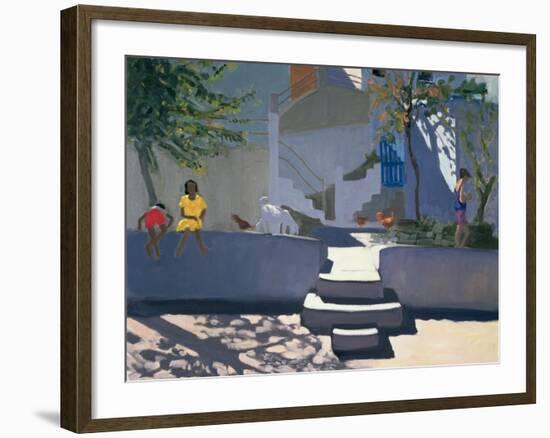 The Yellow Dress, Kos, 1993-Andrew Macara-Framed Giclee Print