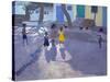 The Yellow Dress, Udaipur, India , 1990-Andrew Macara-Stretched Canvas