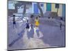 The Yellow Dress, Udaipur, India , 1990-Andrew Macara-Mounted Giclee Print