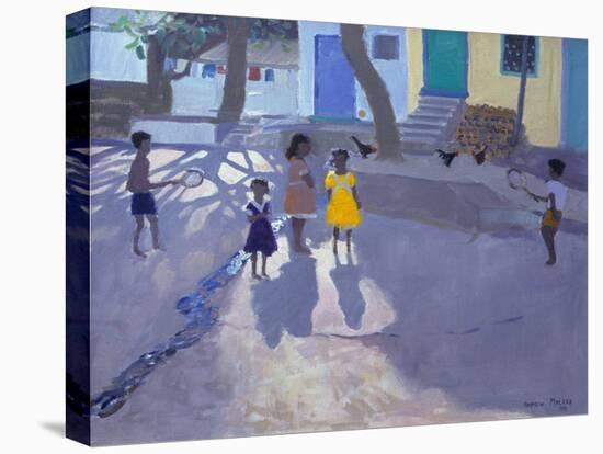 The Yellow Dress, Udaipur, India , 1990-Andrew Macara-Stretched Canvas