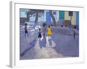 The Yellow Dress, Udaipur, India , 1990-Andrew Macara-Framed Giclee Print