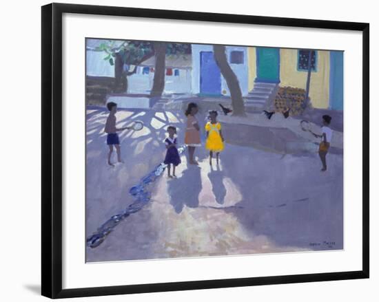 The Yellow Dress, Udaipur, India , 1990-Andrew Macara-Framed Giclee Print