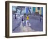 The Yellow Dress, Udaipur, India , 1990-Andrew Macara-Framed Giclee Print