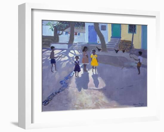 The Yellow Dress, Udaipur, India , 1990-Andrew Macara-Framed Giclee Print