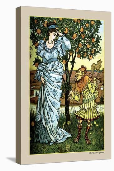The Yellow Dwarf Rescues Princess, c.1878-Walter Crane-Stretched Canvas