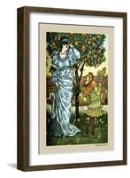 The Yellow Dwarf Rescues Princess, c.1878-Walter Crane-Framed Art Print