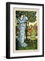 The Yellow Dwarf Rescues Princess, c.1878-Walter Crane-Framed Art Print