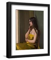 The Yellow Fabric-Félix Vallotton-Framed Giclee Print