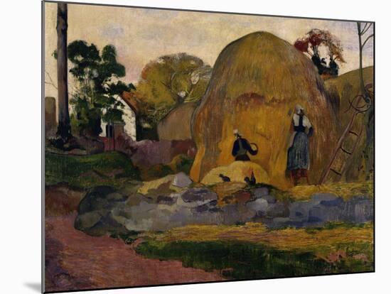 The Yellow Haystacks, c.1889-Paul Gauguin-Mounted Giclee Print