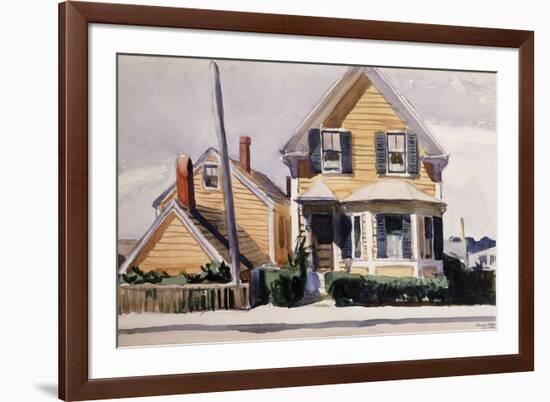 The Yellow House, 1923-Edward Hopper-Framed Giclee Print