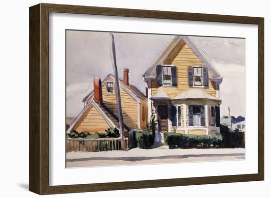 The Yellow House, 1923-Edward Hopper-Framed Giclee Print