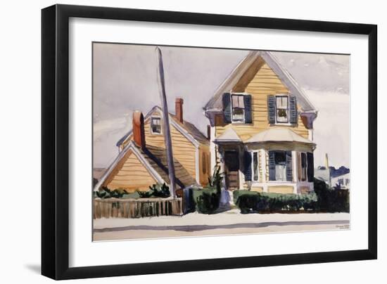 The Yellow House, 1923-Edward Hopper-Framed Giclee Print