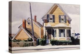The Yellow House, 1923-Edward Hopper-Stretched Canvas