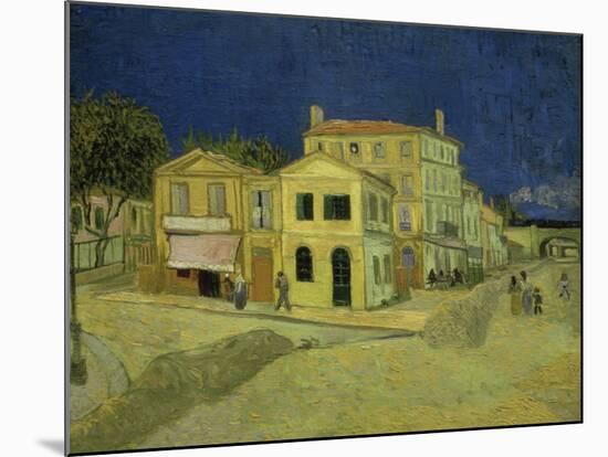 The Yellow House at Arles, c.1889-Vincent van Gogh-Mounted Giclee Print