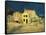 The Yellow House at Arles-Vincent van Gogh-Framed Stretched Canvas