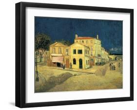 The Yellow House at Arles-Vincent van Gogh-Framed Art Print