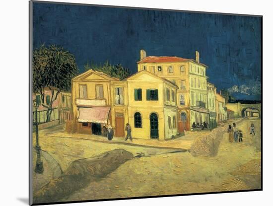 The Yellow House at Arles-Vincent van Gogh-Mounted Art Print