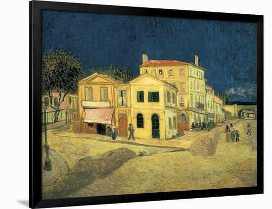 The Yellow House at Arles-Vincent van Gogh-Framed Art Print