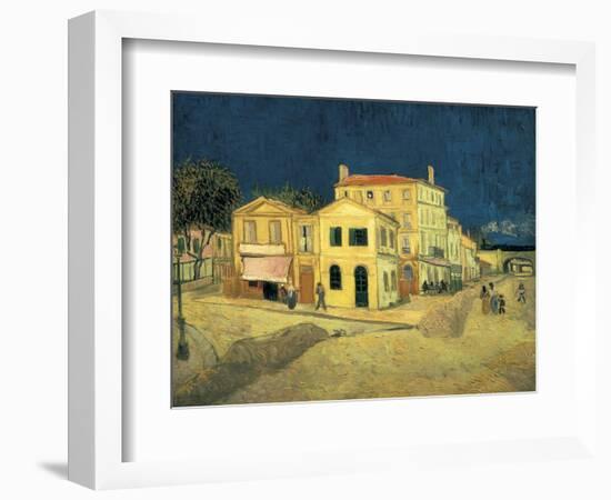 The Yellow House at Arles-Vincent van Gogh-Framed Art Print