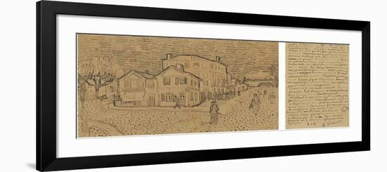 The Yellow House (The Stree), Letter to Theo from Arles, Saturday, 29 September 1888-Vincent van Gogh-Framed Giclee Print