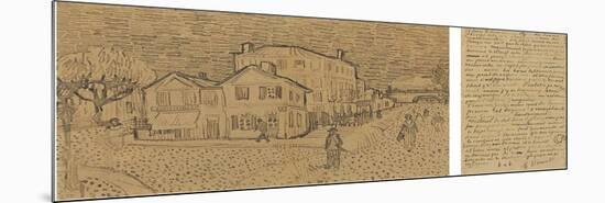 The Yellow House (The Stree), Letter to Theo from Arles, Saturday, 29 September 1888-Vincent van Gogh-Mounted Giclee Print