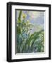 The Yellow Iris (Detail)-Claude Monet-Framed Premium Giclee Print