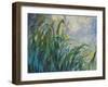 The Yellow Iris-Claude Monet-Framed Giclee Print