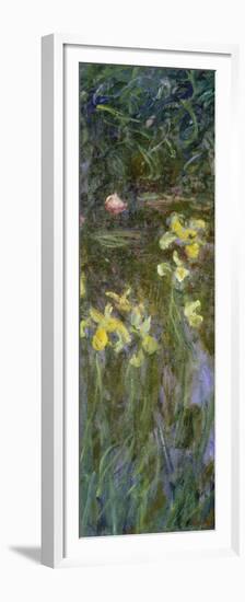 The Yellow Irises, 1914-17-Claude Monet-Framed Premium Giclee Print