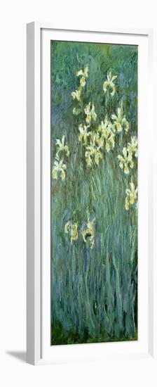 The Yellow Irises-Claude Monet-Framed Premium Giclee Print