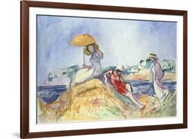 The Yellow Parasol-Henri Lebasque-Framed Giclee Print