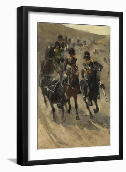 The Yellow Riders, 1885-86-George Hendrik Breitner-Framed Art Print