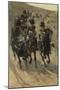 The Yellow Riders, 1885-86-George Hendrik Breitner-Mounted Art Print