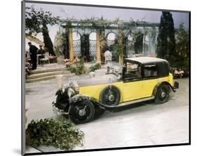 The Yellow Rolls-Royce-null-Mounted Photo