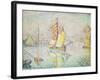 The Yellow Sail, Venice, 1904-Paul Signac-Framed Giclee Print