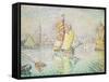 The Yellow Sail, Venice, 1904-Paul Signac-Framed Stretched Canvas