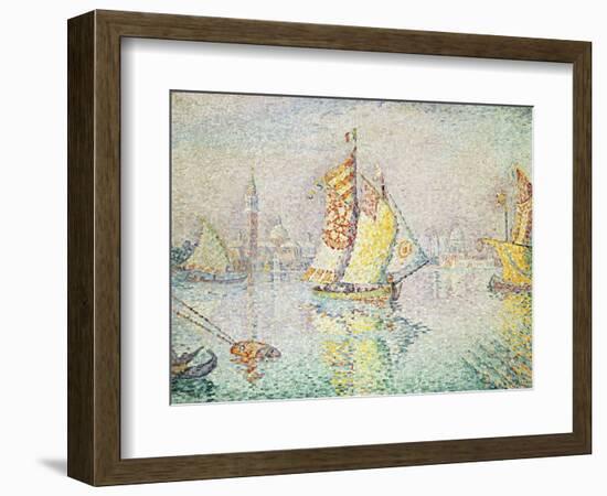 The Yellow Sail, Venice, 1904-Paul Signac-Framed Giclee Print