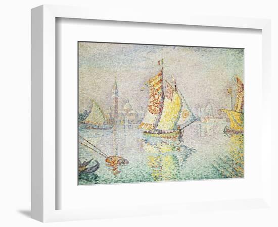 The Yellow Sail, Venice, 1904-Paul Signac-Framed Giclee Print