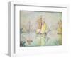 The Yellow Sail, Venice, 1904-Paul Signac-Framed Giclee Print