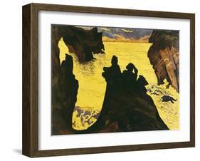 The Yellow Sea-Georges Lacombe-Framed Art Print