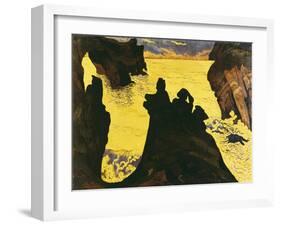 The Yellow Sea-Georges Lacombe-Framed Art Print