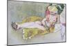 The Yellow Sultan's Wife, 1916-Léon Bakst-Mounted Giclee Print