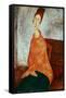 The yellow sweater,1918-1919 Canvas.-Amedeo Modigliani-Framed Stretched Canvas