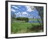 The Yellow Water Wetlands on Floodplain of the Alligator River, Kakadu National Park, Australia-Robert Francis-Framed Photographic Print