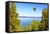 The Yellowstone Lake in the Yellowstone-Gary718-Framed Stretched Canvas