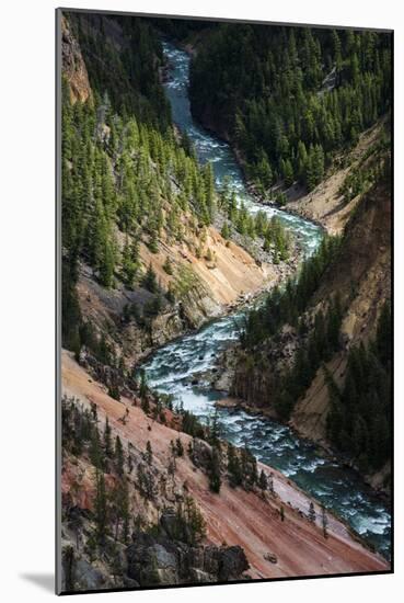 The Yellowstone River Carves Through The Grand Canyon Of The Yellowstone, Yellowstone National Park-Bryan Jolley-Mounted Photographic Print